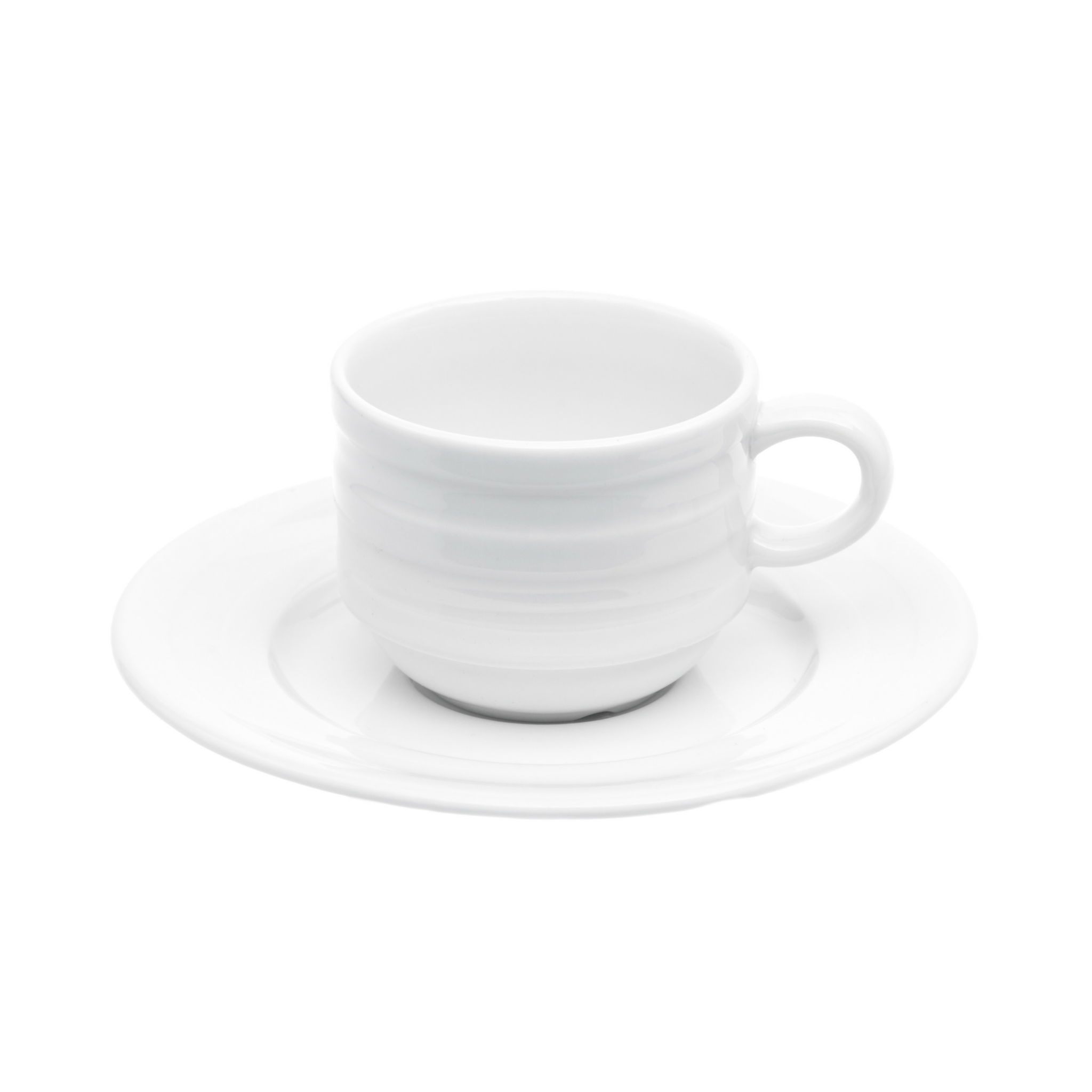 Set of 2 Espresso Cups and Saucers