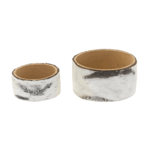 Birch-Pattern Decorative Pots
